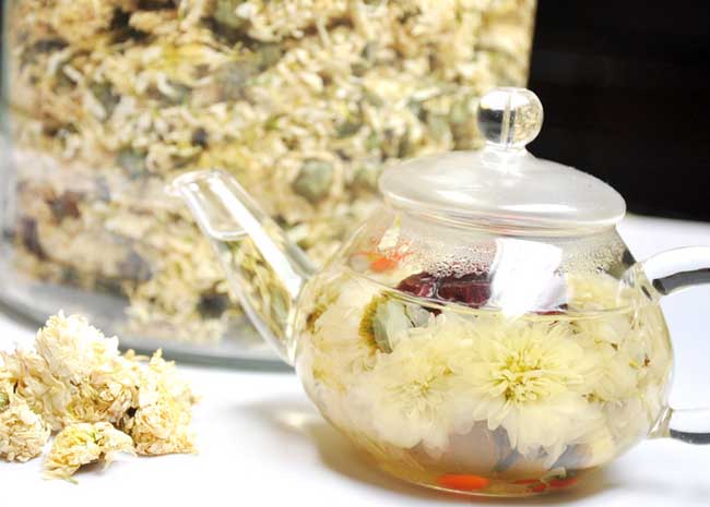 黄芪枸杞菊花茶的做法