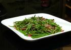 茼蒿炒肉的做法