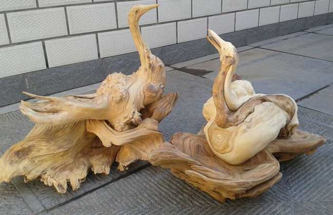 崖柏根雕