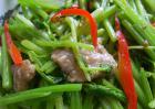 芹菜炒牛肉的做法