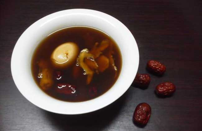 当归红枣鸡蛋汤