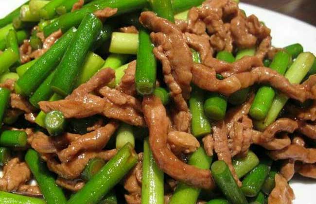 蒜苔炒肉的功效及做法