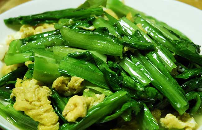 油麦菜炒鸡蛋的功效及做法