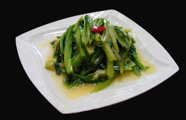 蒜蓉炒油麦菜的功效及做法