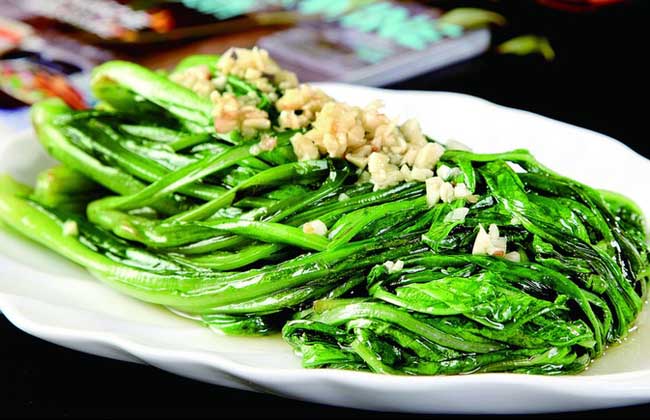 蒜蓉油麦菜的功效及做法